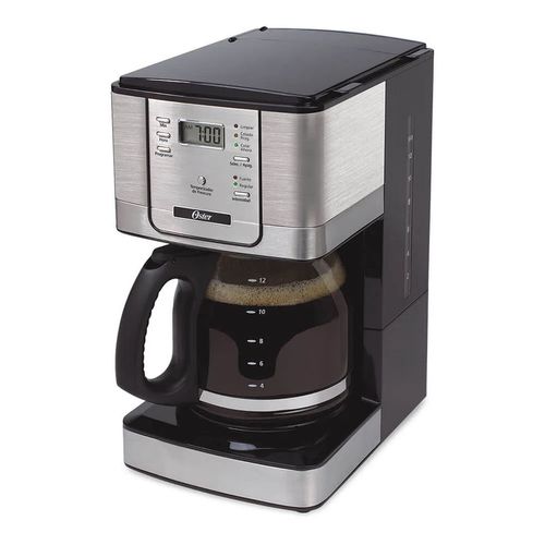 Cafetera Oster Programable Filtro Lavable c/Intensidad 12tzs