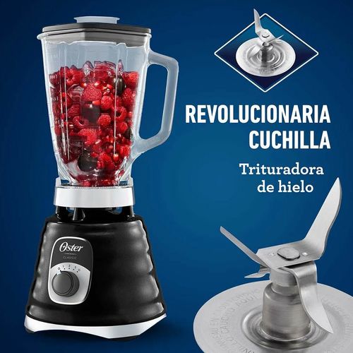 Licuadora Oster Clasica Acople Metalico Pica Hielo Ng 1.25 L