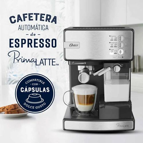 Cafetera Oster PrimaLatte BVSTEM6603 Espresso y capsula
