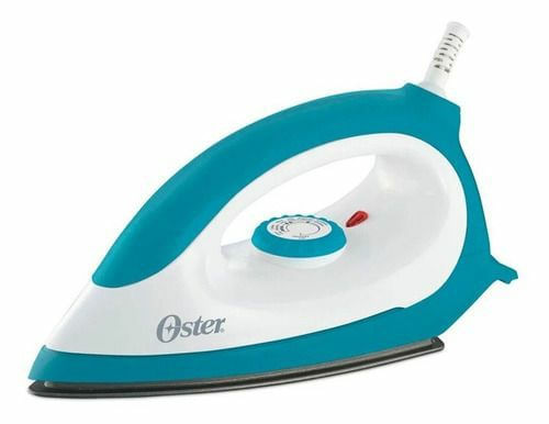 Plancha Oster Seca 4112 Blanco y Turquesa