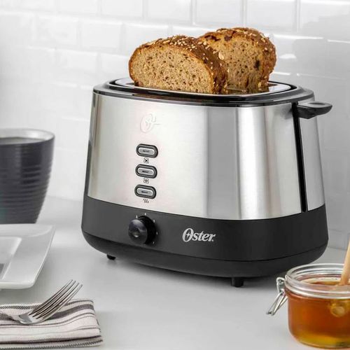 Tostadora Oster 2 Rebanadas 7 Niveles de Tostado 800 W TR500