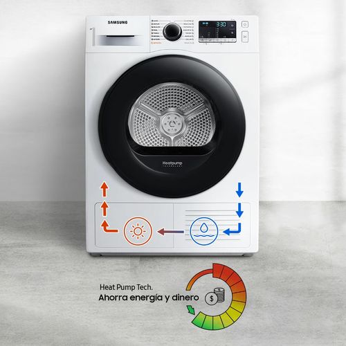 Secarropas automatico Samsung WD90T4046BE 9 kg White