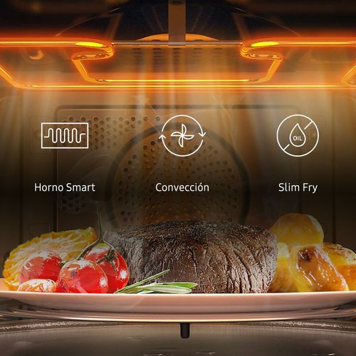 Horno Smart Samsung 3en1 Microondas Grill Convec Slimfry 28l