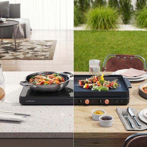 Anafe electrico de induccion Samsung The Plate Portatil 60cm