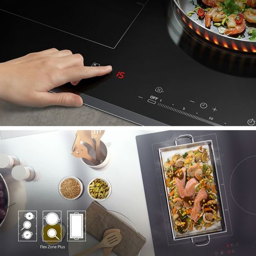 Anafe de induccion Samsung Virtual Flame Flex Zone Empotrab