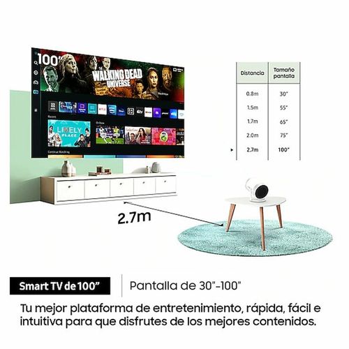 Proyector Samsung The Freestyle 100 Portatil FHD SMARTv HDR