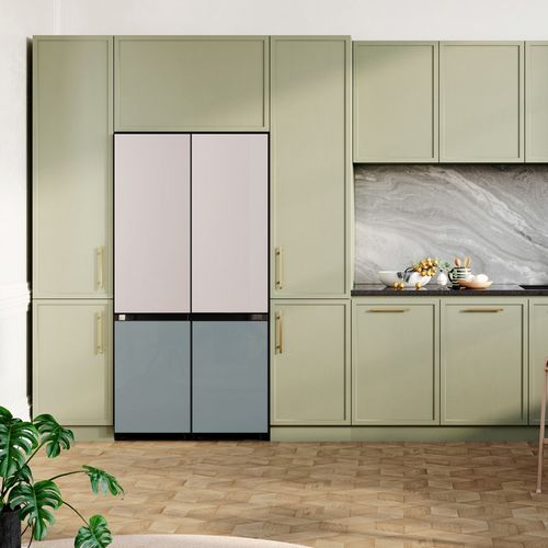 Heladera Samsung Bespoke 328LTS Mixed Satin Beige-Gray