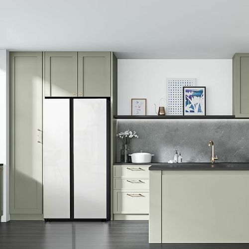 Heladera Samsung Side By Side Bespoke Auto Open Navy 590 L