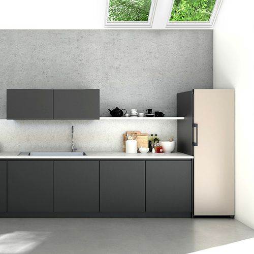 Freezer Vertical Bespoke 315L (Convertible) Satin Beige