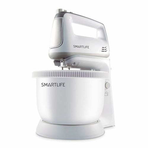 Batidora de mano y pie Smartlife 5 Vel/Turbo Bowl Rotativo