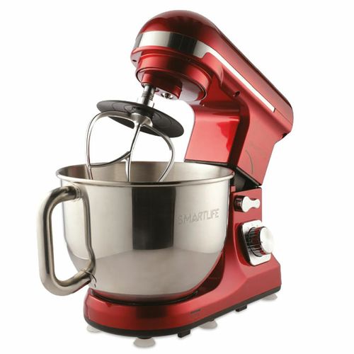 Batidora Planetaria Smartlife Bowl Inoxidable 5 L 6 Vel 1000 W Roj