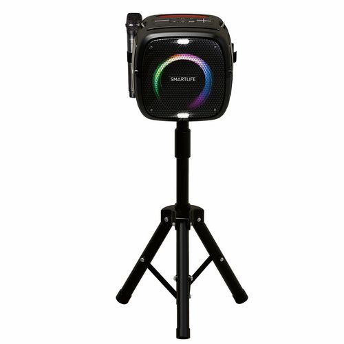Parlante Smartlife Portatil Bluetooth IPX5 80W TWS c/Tripode