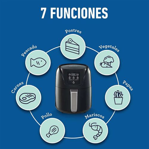 Freidora de Aire Oster Airfryer Digital DiamonForce 4 Litros