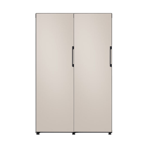 Combo Freezer Vertical Bespoke 315L (Convertible) Satin Beige