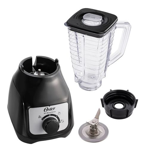 Licuadora Oster Pica Hielo Acople Metalico 1.25L Negra 550W