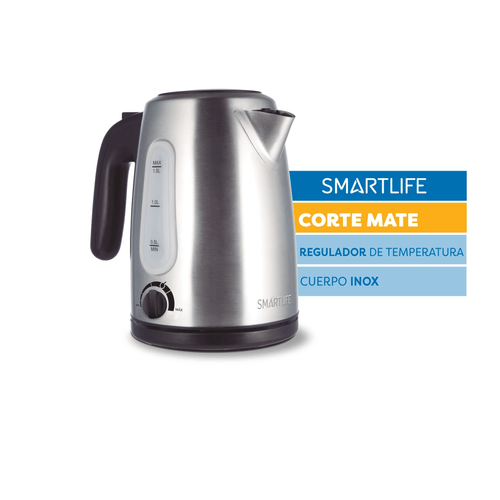 Pava Eléctrica Inoxidable Corte Mate SL-EK1510IX