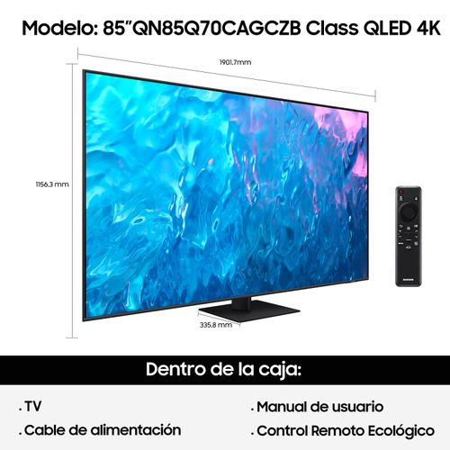 Smart TV Samsung 85 QLED Q70CAGCZB