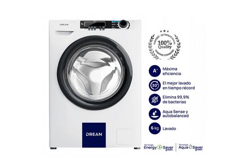 Lavarropas Carga Frontal Drean 6kg 600 Rpm LFDR0606LB0 Blanco