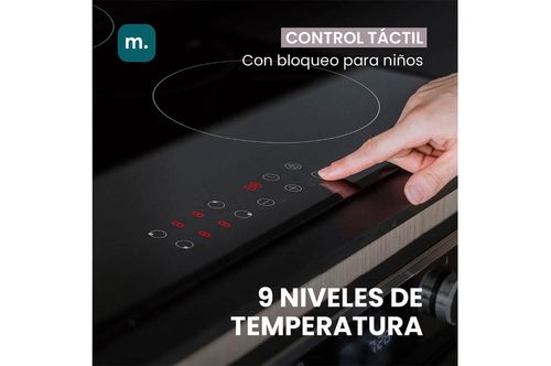 Anafe Eléctrico Vitro Maverick HOM0502 6000W Negro