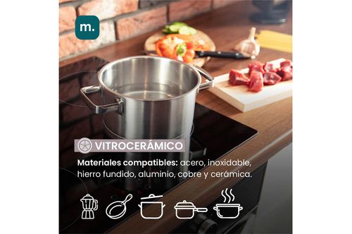 Anafe Eléctrico Vitro Maverick HOM0502 6000W Negro