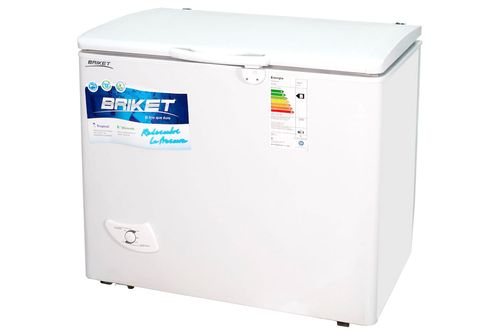 Freezer Dual 224lts Blanco Con Ruedas Briket Fr-2500