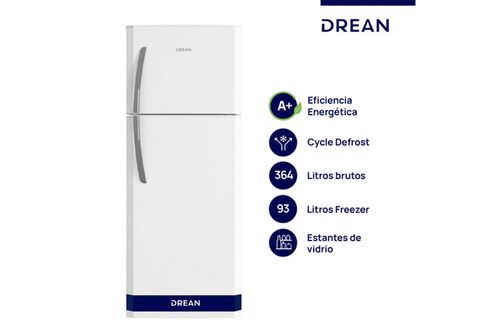 Heladera Cíclica Drean HDR370F50B 364L Blanco