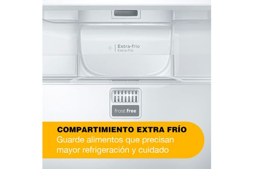 Heladera con Freezer Inverter Whirlpool No Front WRM42HK 386 Lts Inox