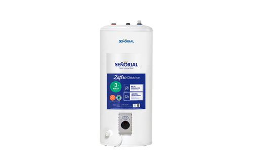 Termotanque Electrico Señorial 80L Blanco Pie-Colgar TESZP-95