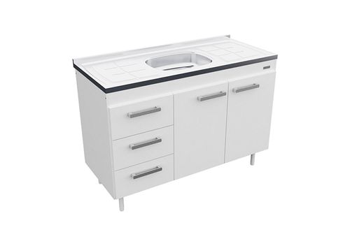 Bajo Mesada Mosconi 2 Ptas 10132 120x82 cm Blanco