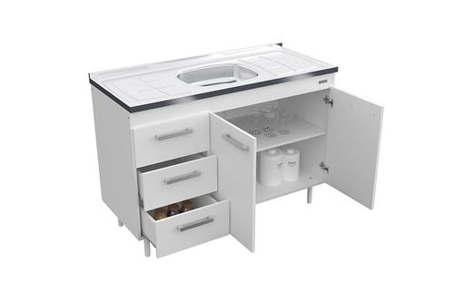 Bajo Mesada Mosconi 2 Ptas 10132 120x82 cm Blanco