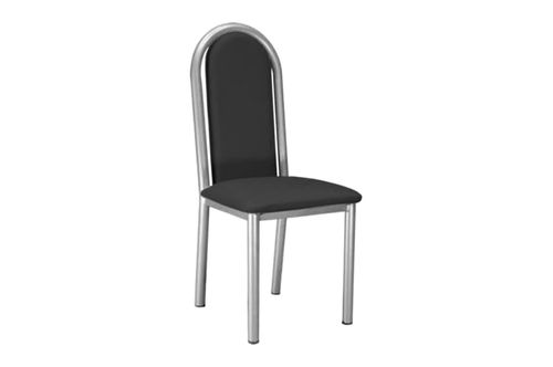 Silla Dakot Roma Tapizado Negro