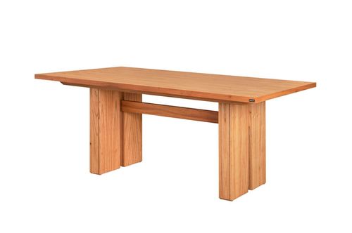 Mesa Base Central Genoud 160x90 cm Roble