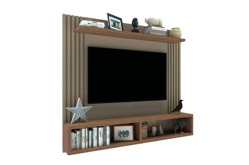 Panel Varillado TV 43” Delos DRO01 1,40M Roble Davos Gris