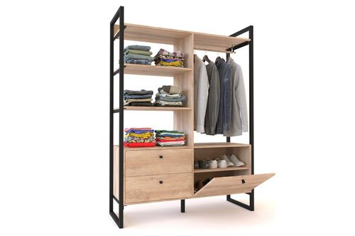 Ropero Steel Delos 1,30M DST25 Roble