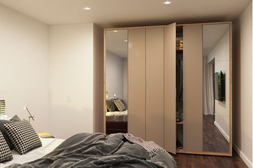 Ropero Dúo Delos DUO02 6 Puertas 2,20M Roble Nebraska Gris