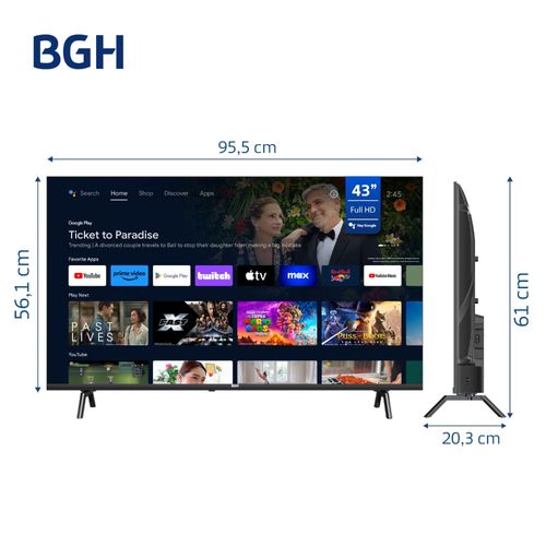 Smart TV LED 43" Full HD BGH ANDROID B4325FS5A