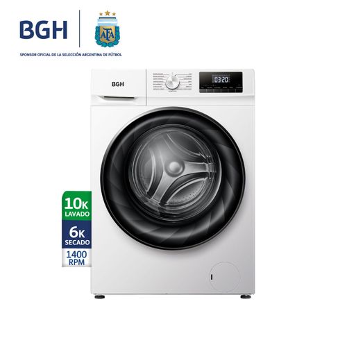 Lavasecarropas BGH Inverter 10kg BWDN10W25AR
