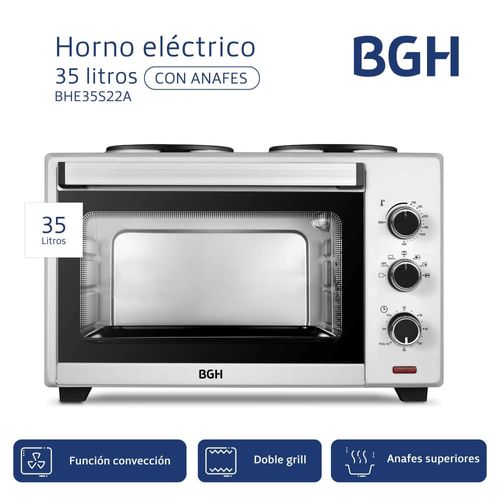 Horno Eléctrico BGH 35 litros BHE35S22A