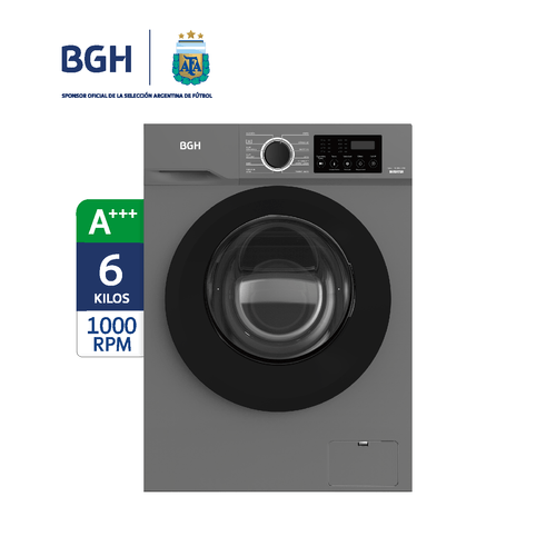 Lavarropas BGH Inverter Carga Frontal 6kg BWFE06S24AR