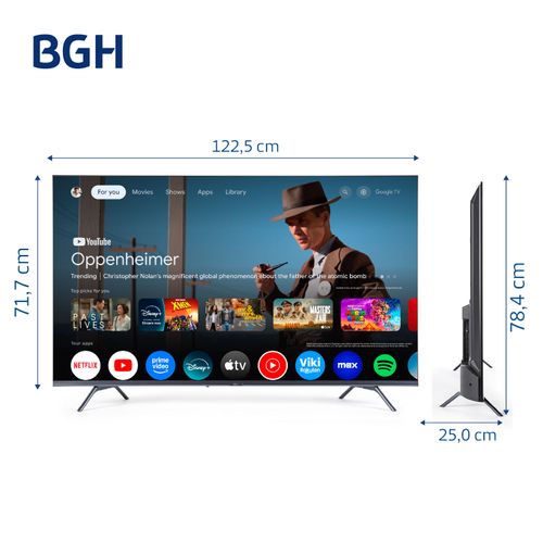 Smart TV 4K UHD 55" BGH Google TV B5524US6G