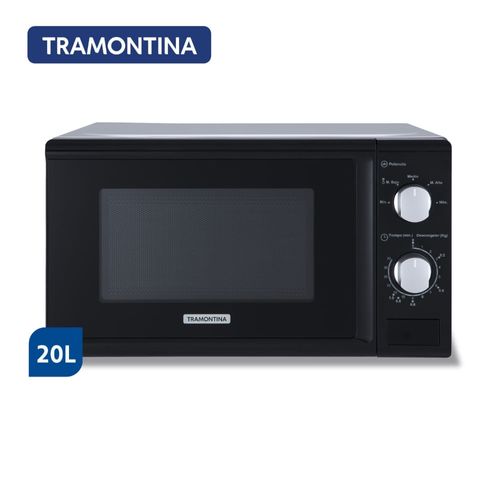 Microondas Mecánico Tramontina Glass Cook 20 litros MCM