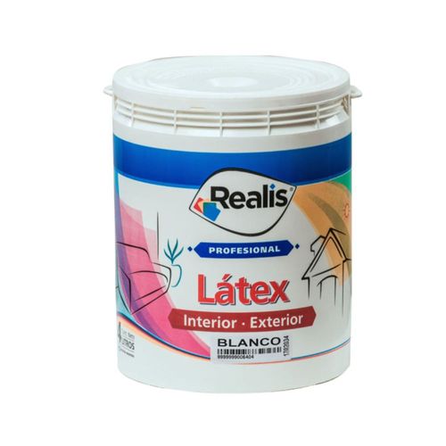 Latex interior exterior blanco 4 l