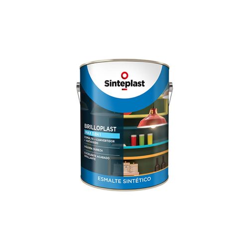 Brilloplast max esmalte sintetico 3 en 1 verde castaño 4 L