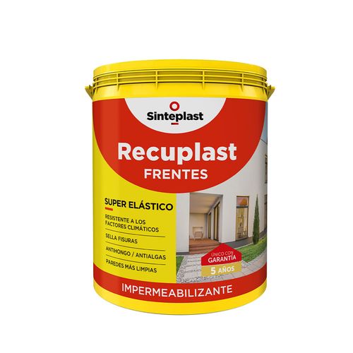 Recuplast impermeabilizante para frentes blanco 4 l