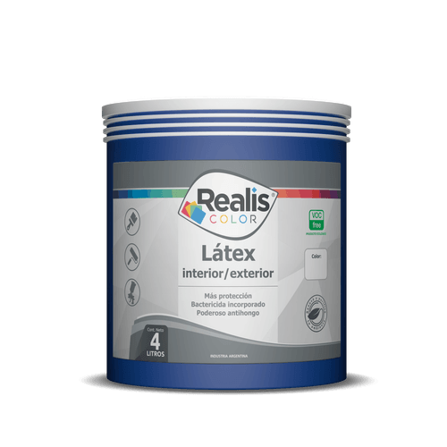 Latex interior exterior azul calafate 4 L