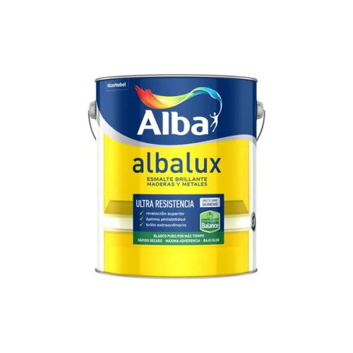Albalux Balance esmalte sintetico al agua blanco brillante 20 L