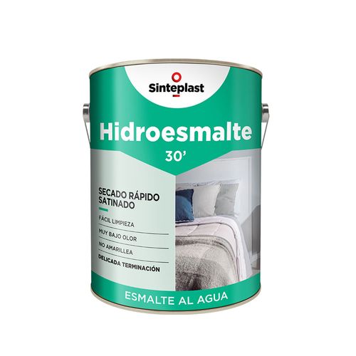 Hidroesmalte 30' secado rapido blanco satinado 4 l