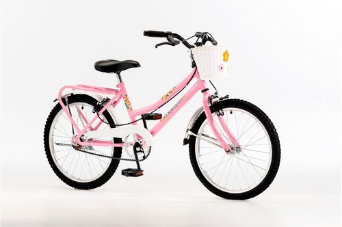 Bicicleta Little Cruiser Futura C/Canasto 5214 R20 Rosa