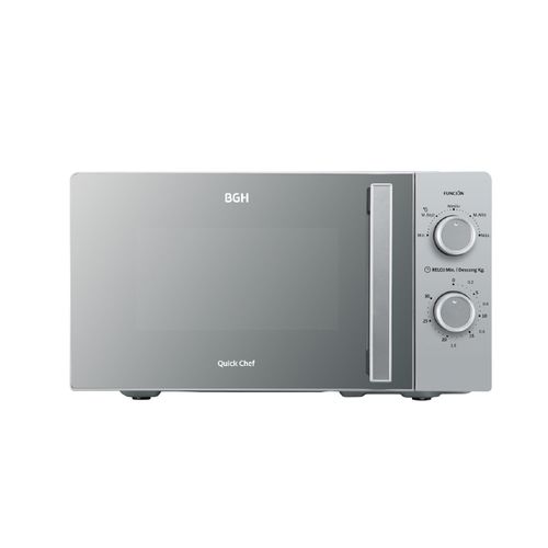 Microondas BGH Mecánico 18L Silver Espejado B118MS25