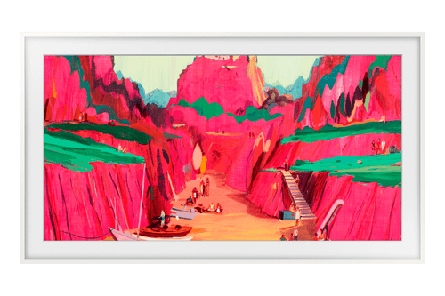 Smart TV Samsung Qled Frame QN65LS03DAGCZBW Blanco